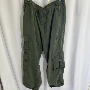 C&C California Cargo High Waist Cinchable Parachute Pants